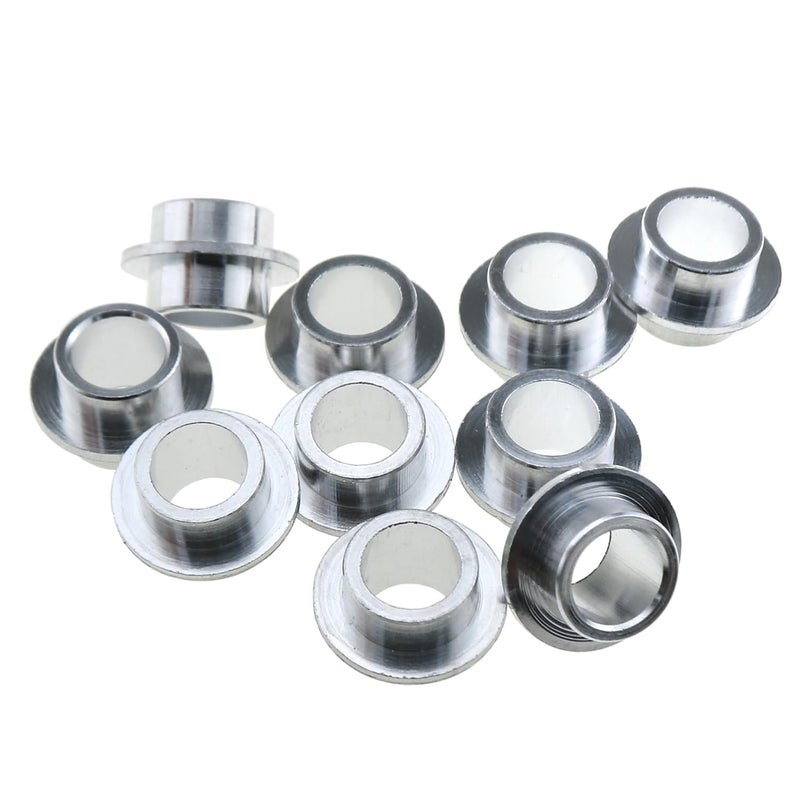 LUORNG 16PCS Roller Skate Bearing Spacer 8mm Silver Aluminium Alloy Shaft Spacer Inline Skate Bearing Spacer Accessories for Skateboard Skate Electric Scooters - Image 4